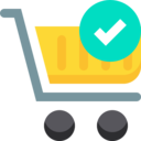 interface,education,paper,commerce and shopping,shopping cart,shopping,list,check mark,cart,shapes and symbols,purchases,received